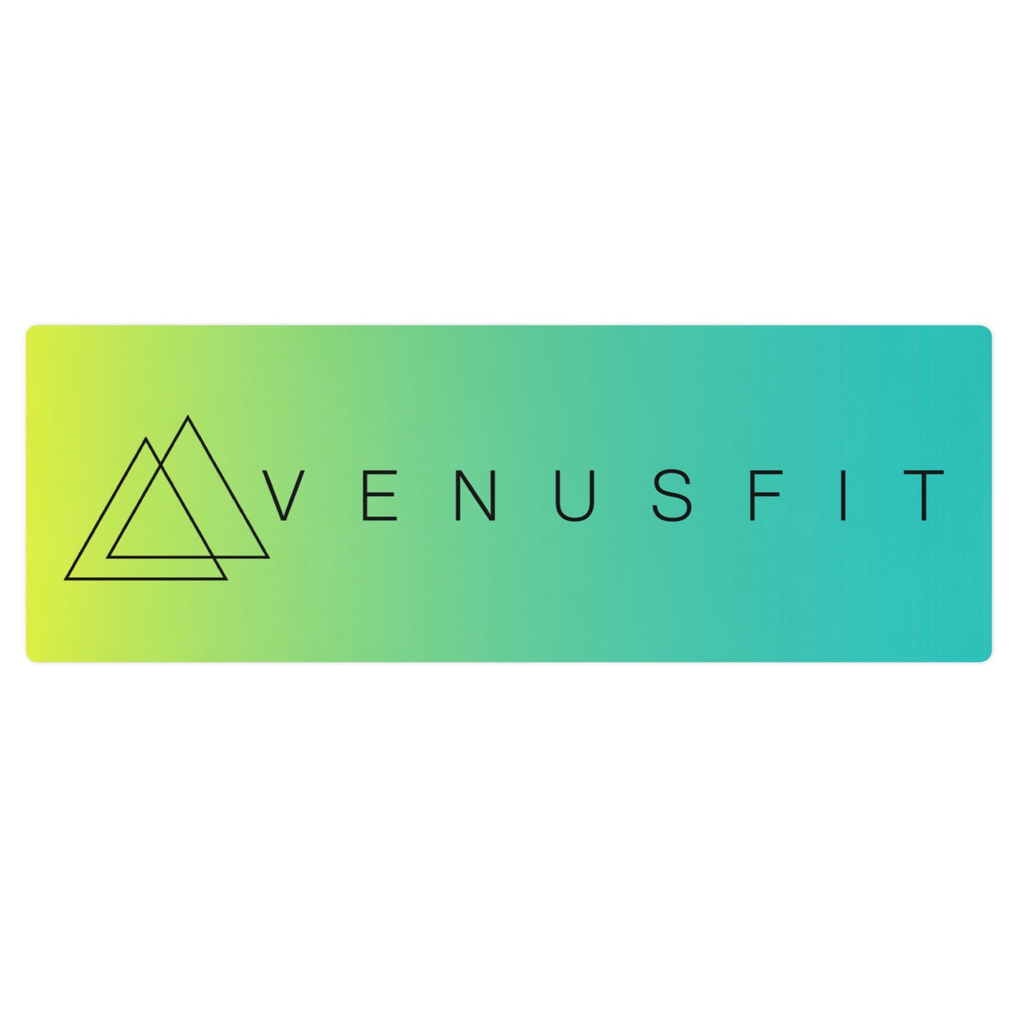 VenusFit Logo Colorful Yoga Mat