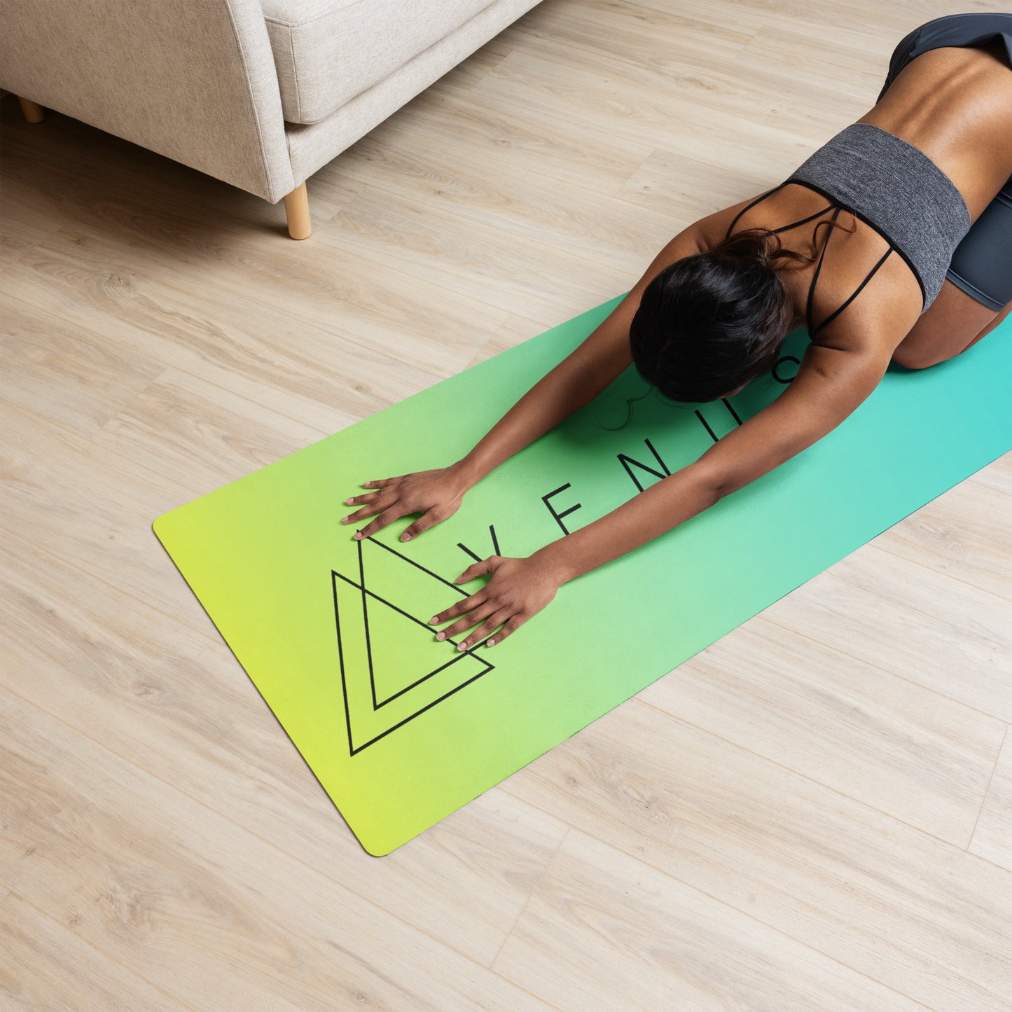VenusFit Logo Colorful Yoga Mat